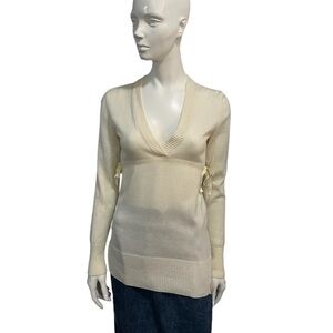 Rare Lululemon Dance V Neck Cream Colour Sweater